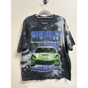 Chemistry Chevrolet Corvette Unisex Tie-Dye Graphic T-Shirt‎ Size Large